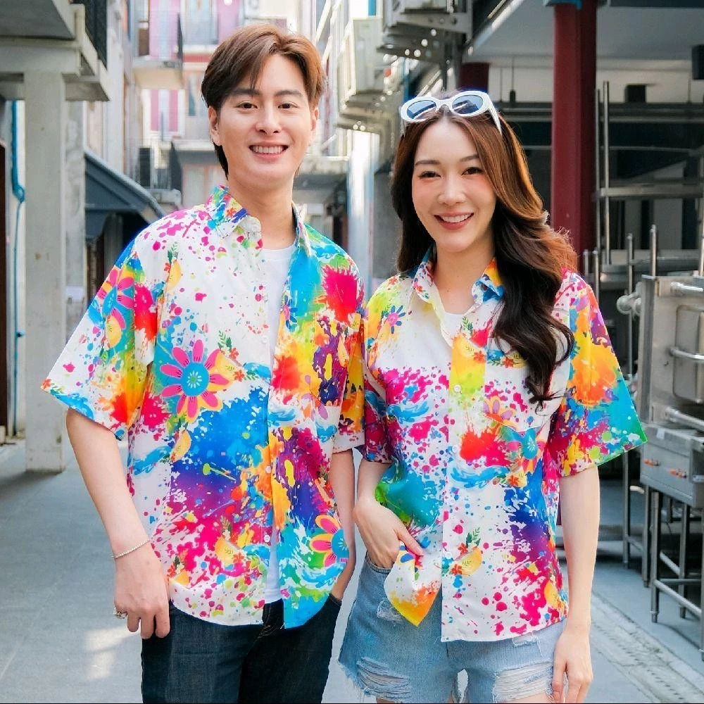 5 เหตุผลที่คุณควรเลือกซื้อ "เสื้อฮาวายลายใหม่2025 สาดสีลายดอก ทรงวัยรุ่น หญิงชายใส่ได้ ผ้าโพลีพรีเมี่ยม ไซส์38-56นิ้ว งานปัายKTIERออกแบบเอง" (อัปเดท 2025)