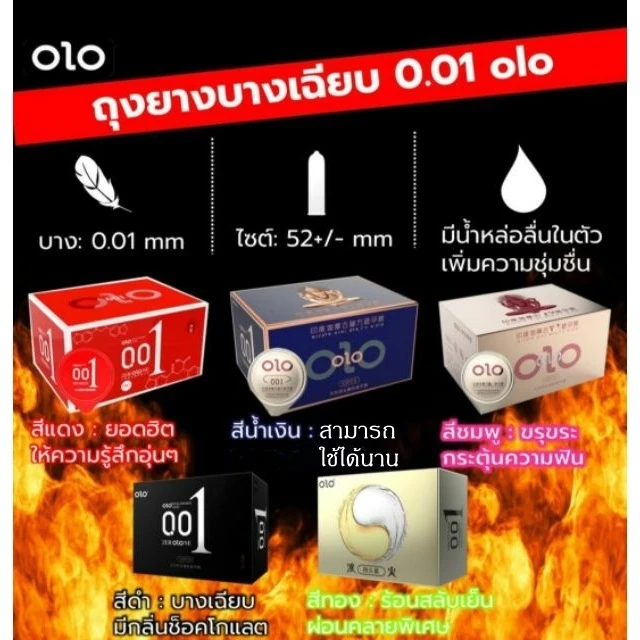 5 เหตุผลที่คุณควรเลือกซื้อ "ถุงยางอนามัย ถุงยาง Olo มีให้เลือก 5 สี (10 ชิ้น / 1 กล่อง) ขนาดบางเฉียบ 0.01 มม." (อัปเดท 2025)
