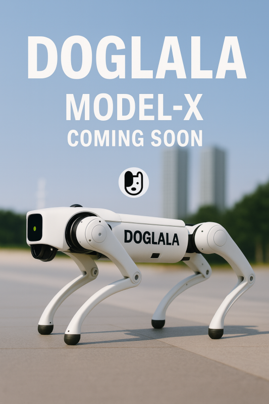 เปิดตัวหุ่นยนต์สุนัขอัจฉริยะ DOGLALA Model-X (Q1-2026)